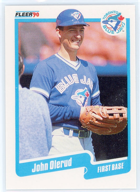1990 Fleer Update #U-128 John Olerud Rookie Card
