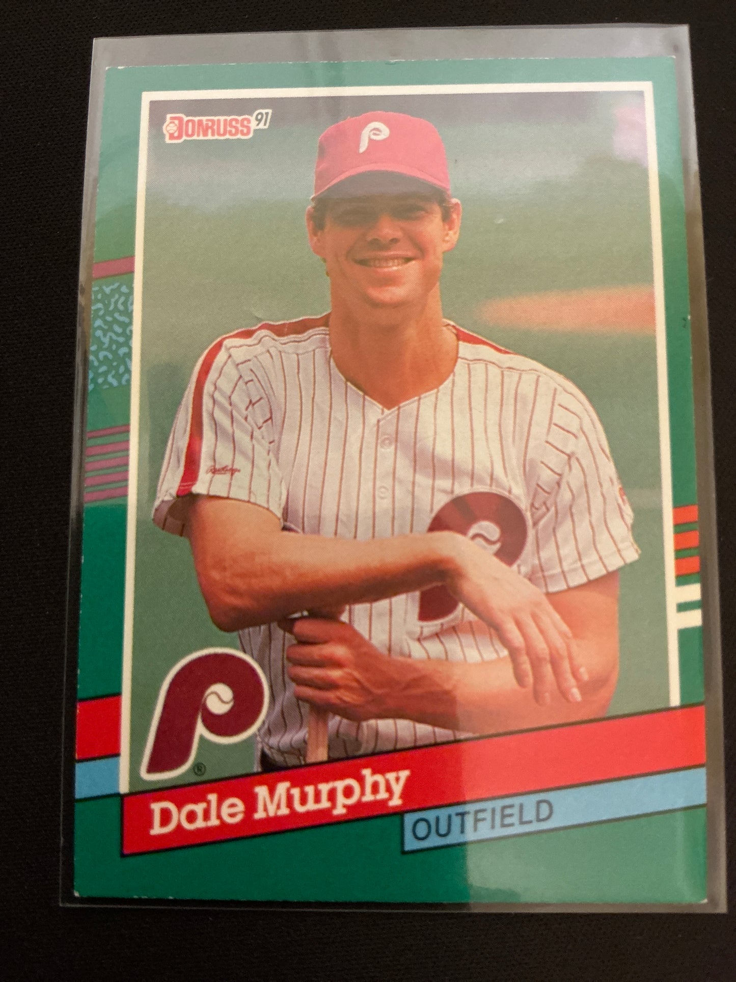 1991 Donruss #484 Dale Murphy No . After INC Error Card