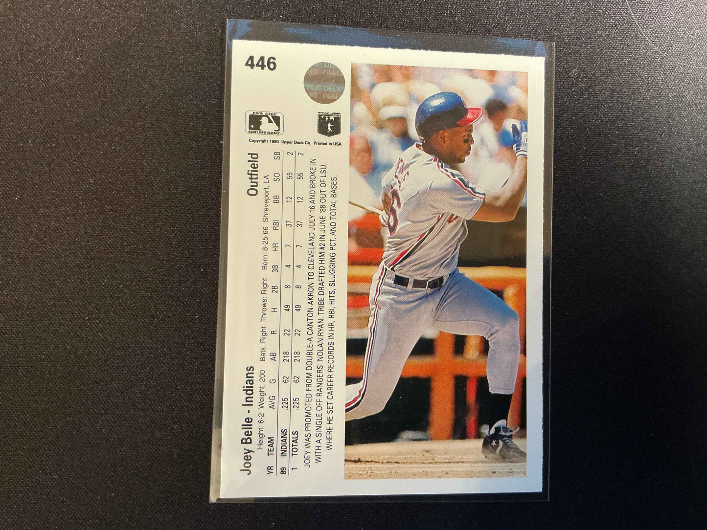 1990 Upper Deck #446 Joey Belle Card