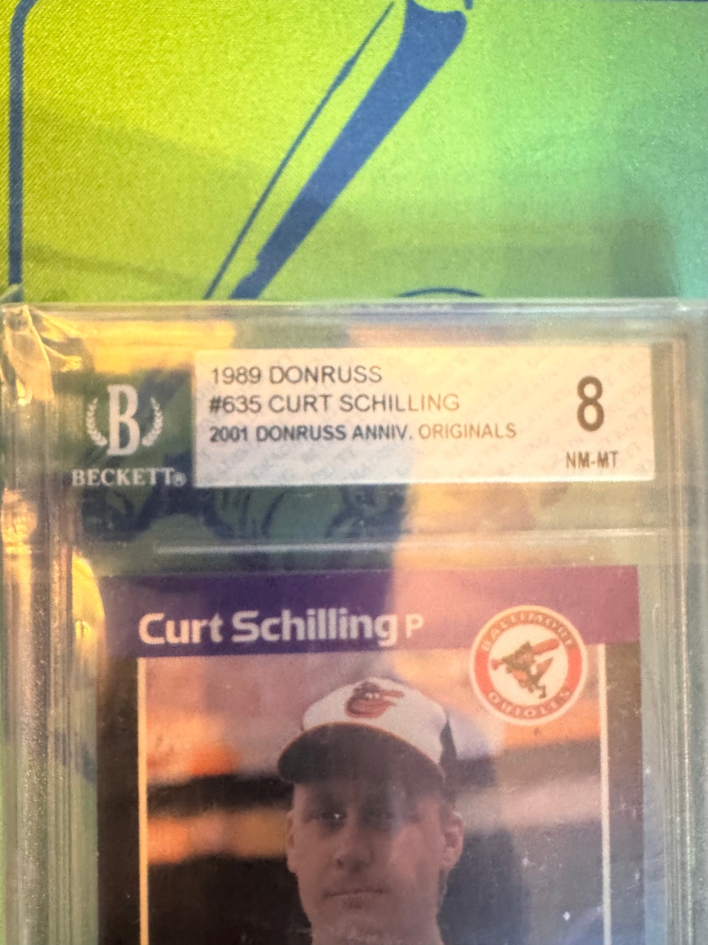 1989 Donruss #635 Curt Schilling BGS 8 Card