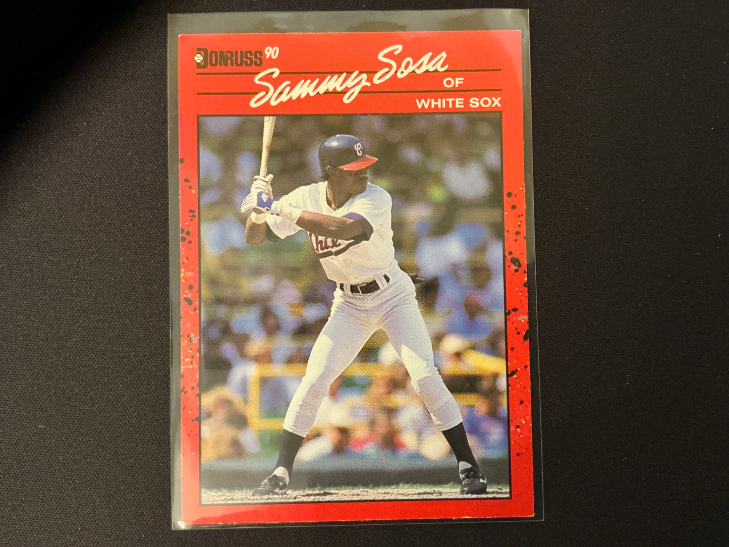 1990 Donruss #489 Sammy Sosa Rookie Card