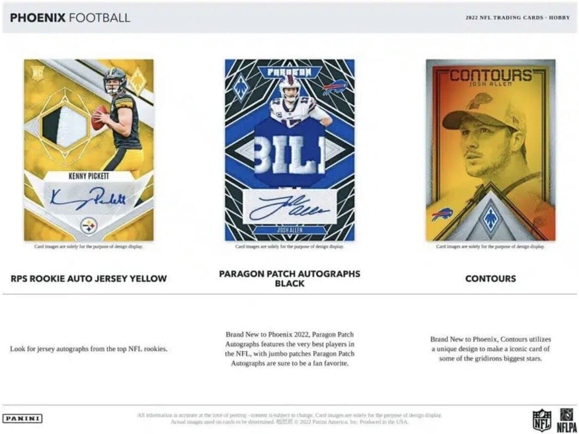 2022 Panini Phoenix Football Hobby Box - 12 Packs