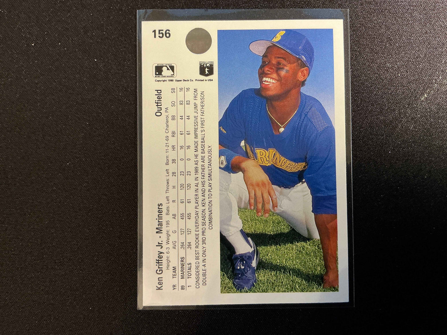 1990 Upper Deck #156 Ken Griffey, Jr Card