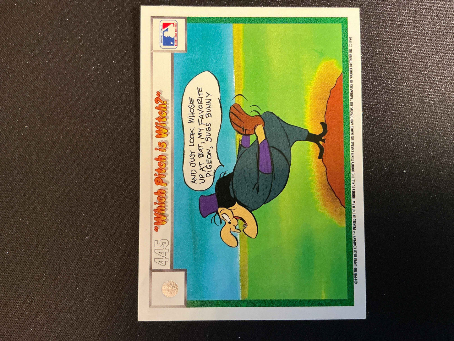 1990 Upper Deck Comic Ball #436/445 Which Pitch is Witch Card
