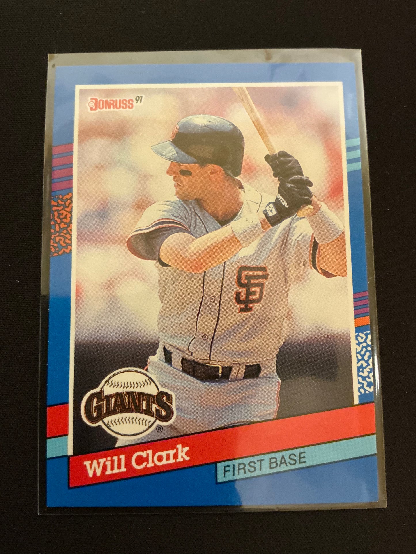 1991 Donruss #86 Will Clark No . After INC Error Card