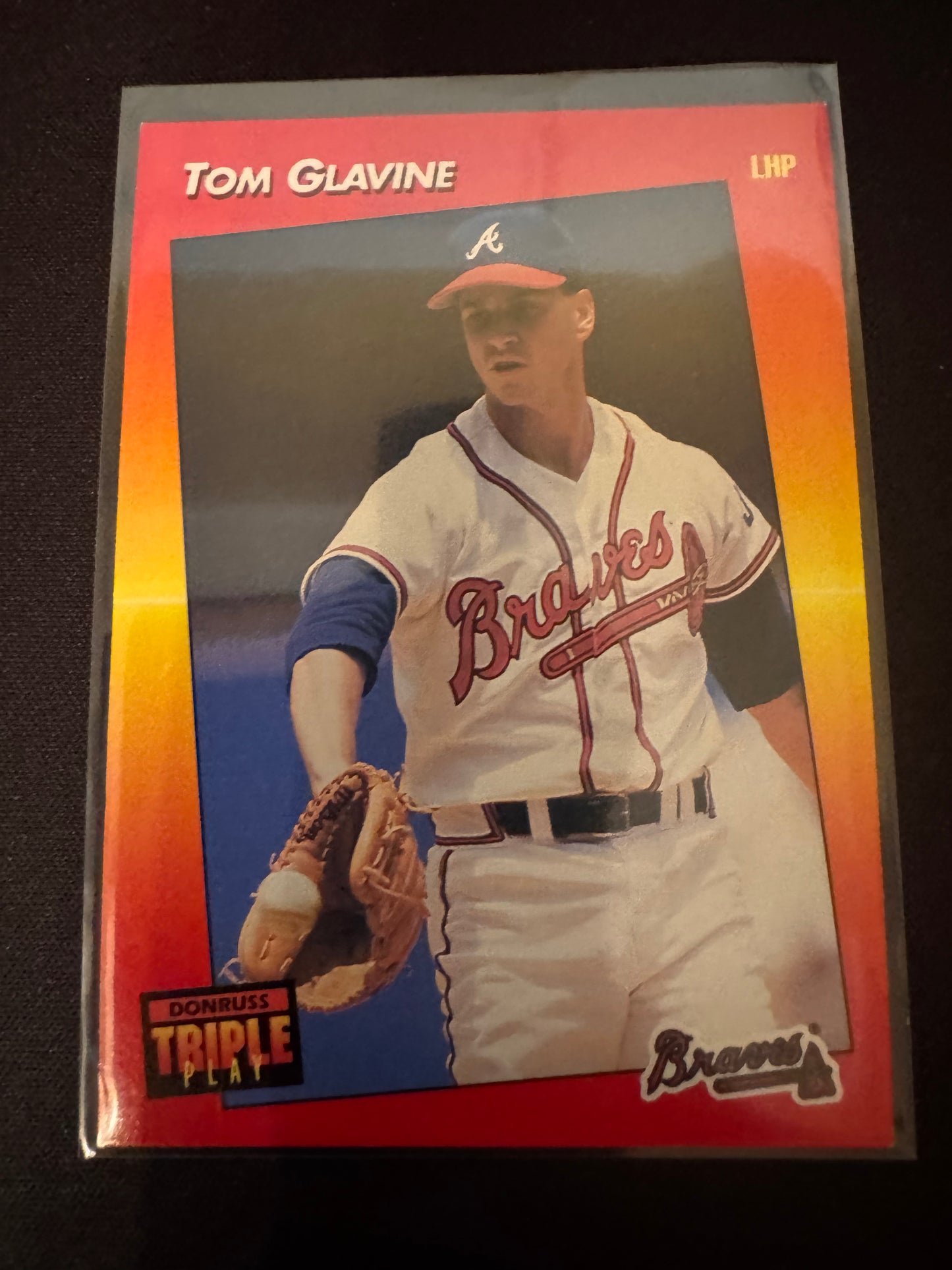 1992 Donruss Triple Play #7 Tom Glavine Card