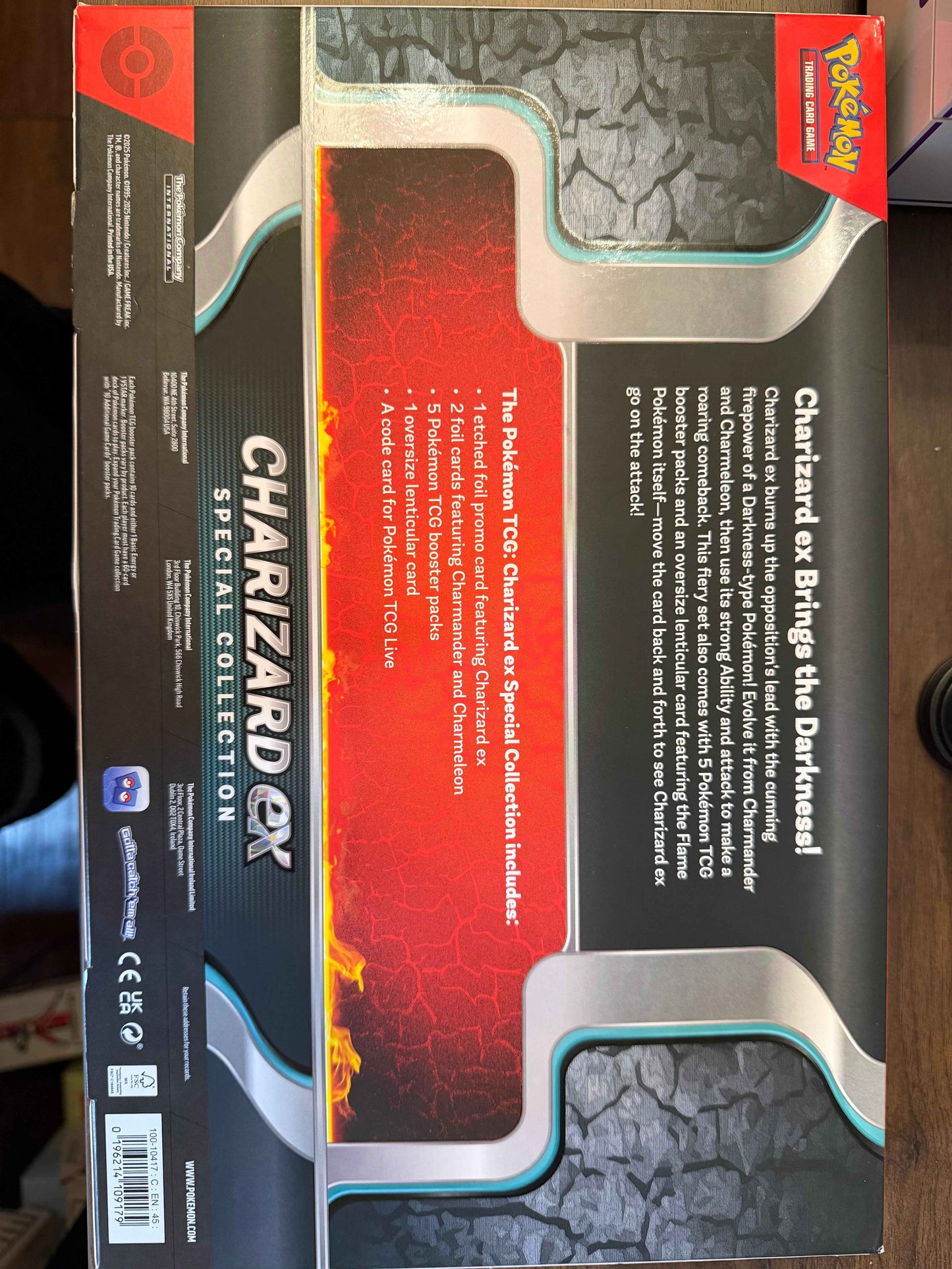 Pokemon TCG: Charizard Ex Special Collection Box 2025 - New Factory Sealed