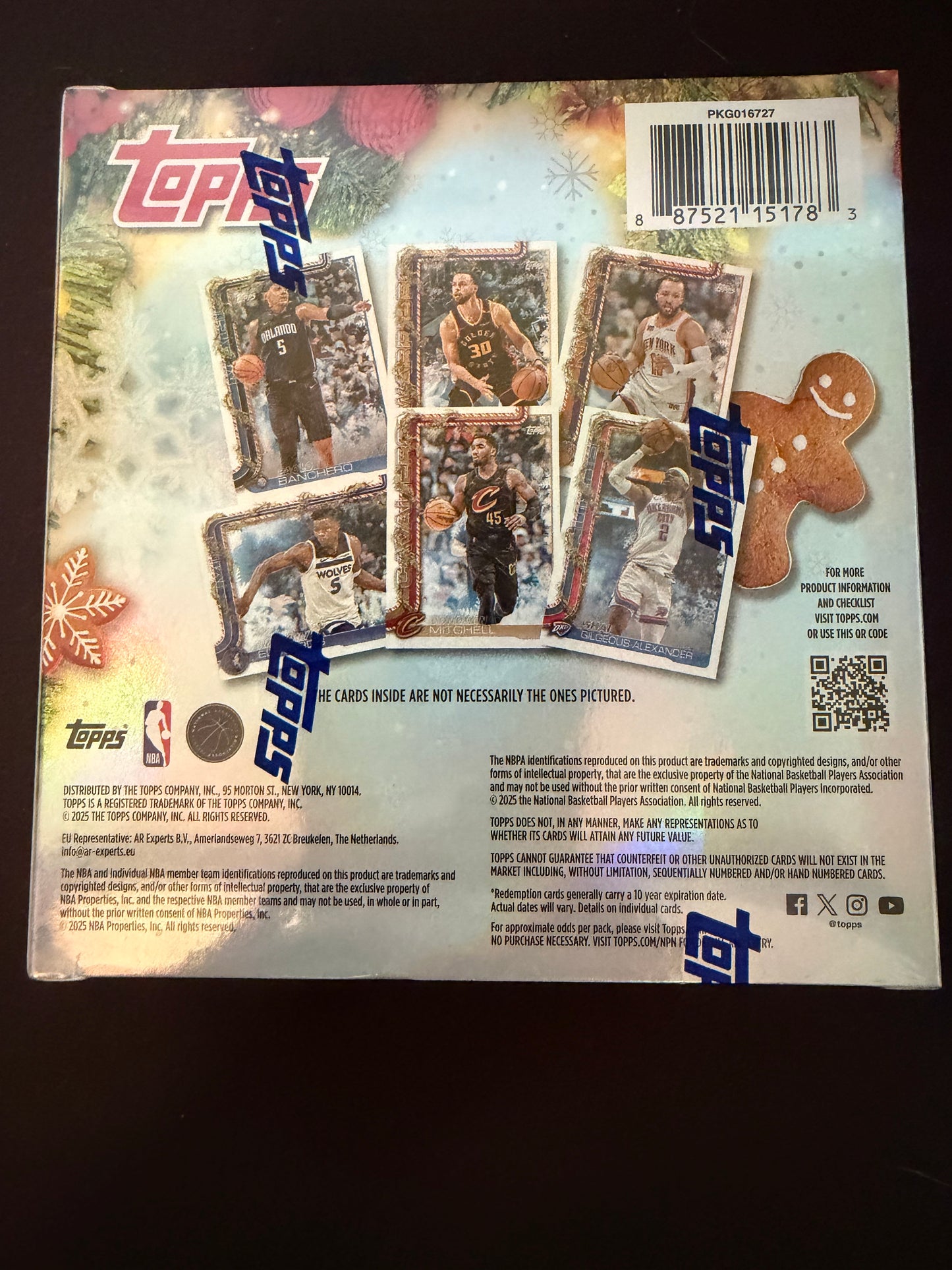 2025-26 Topps Basketball Holiday Mega Box