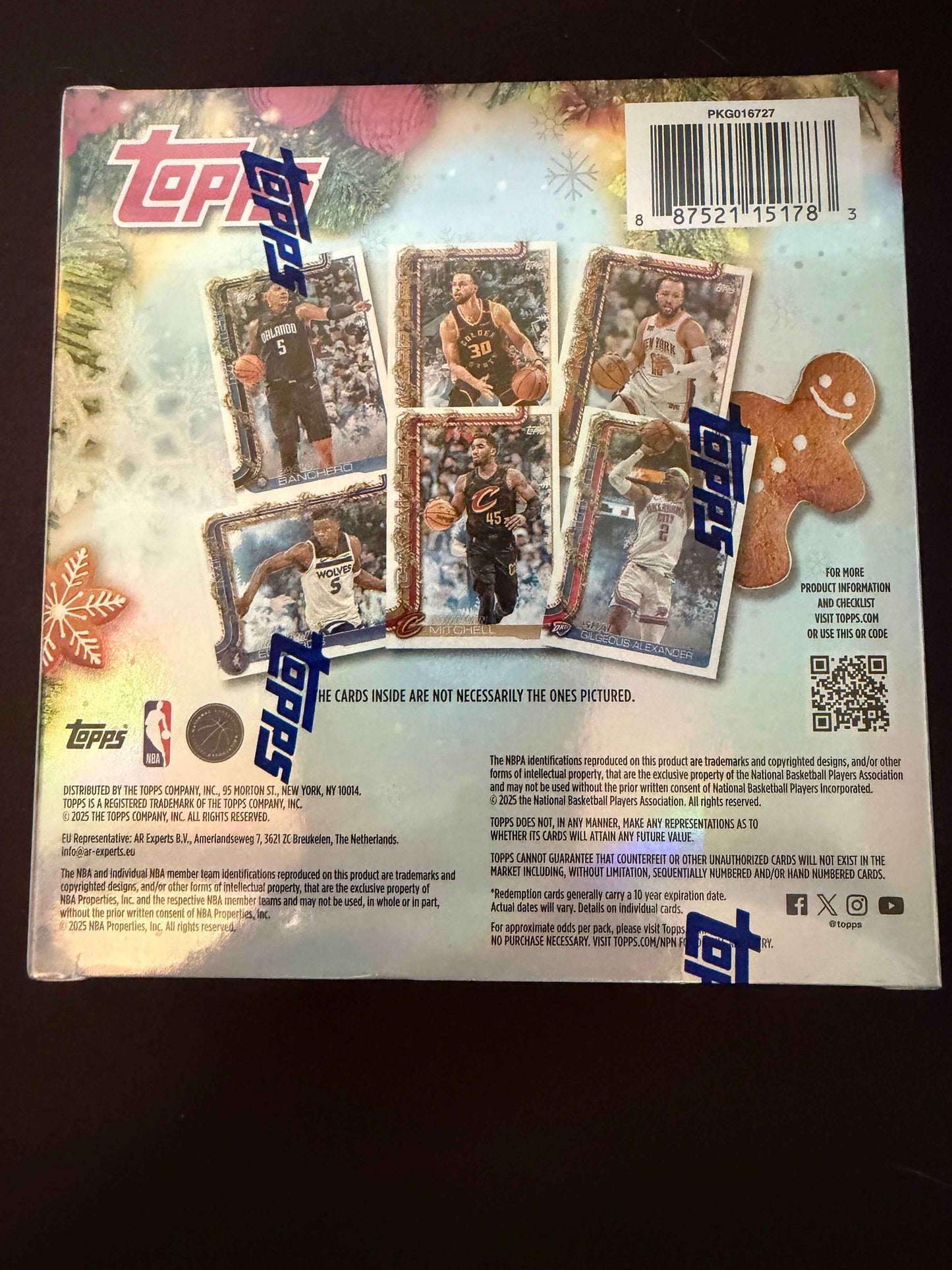 2025-26 Topps Chrome Hanger Box with up to 15 Cards and may contain Exclusive Pulsar Parallel Cards.