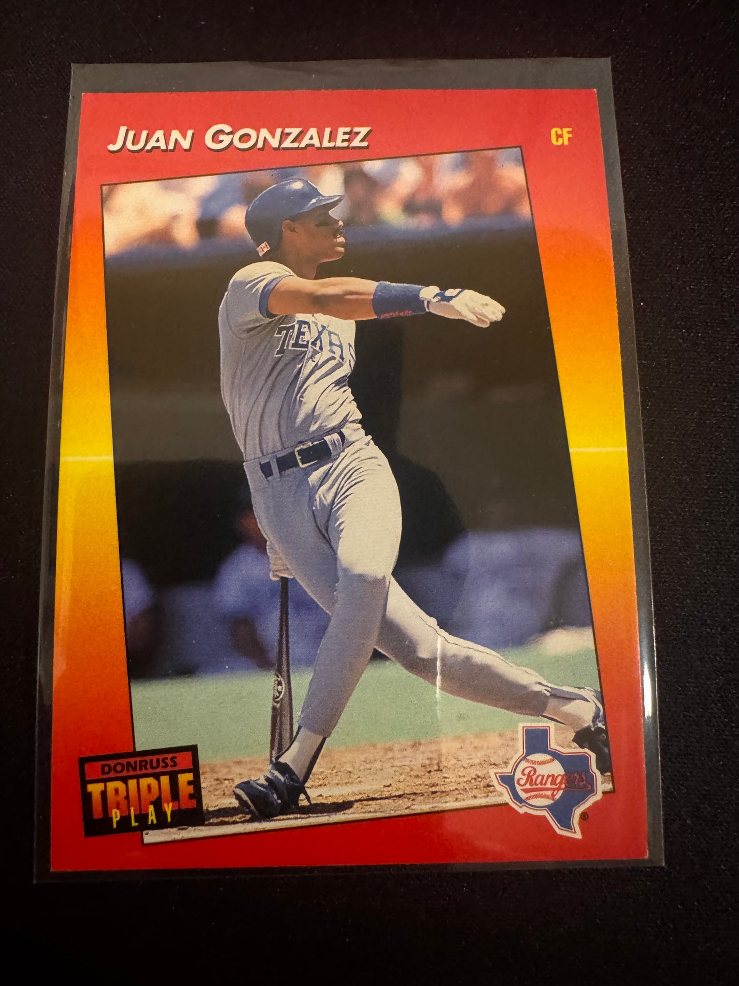 1992 Donruss Triple Play #112 Juan Gonzalez Card