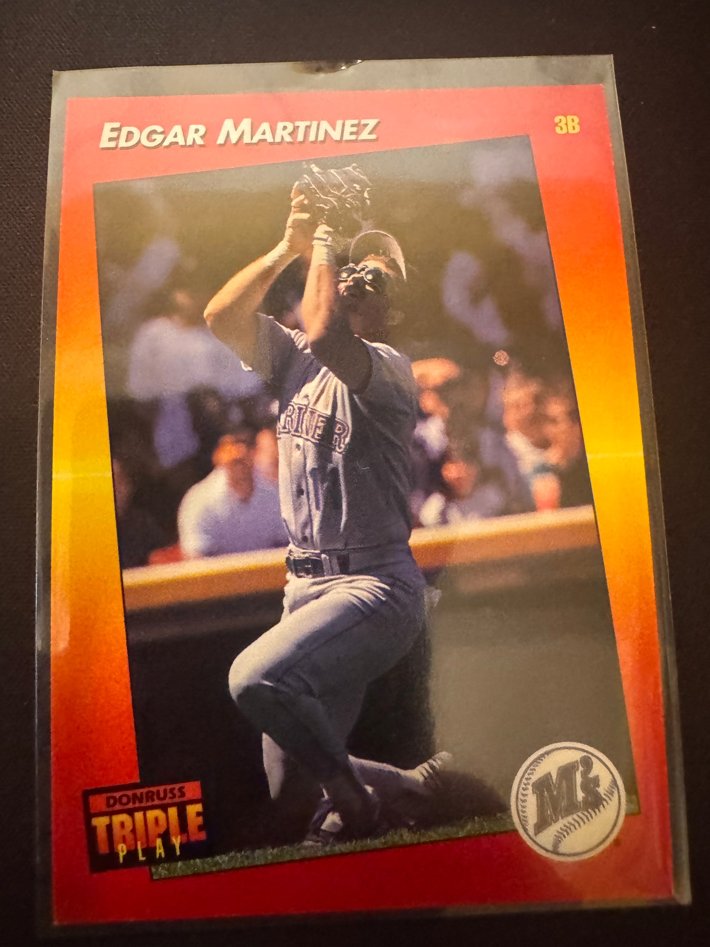 1992 Donruss Triple Play #127 Edgar Martinez Card
