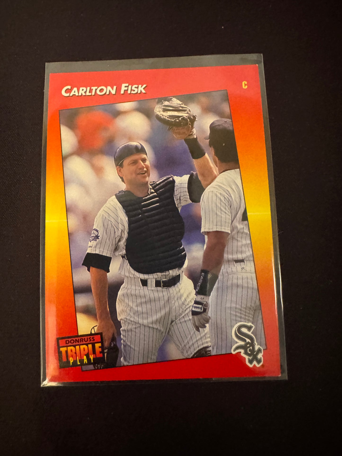1992 Donruss Triple Play #149 Carlton Fisk Card