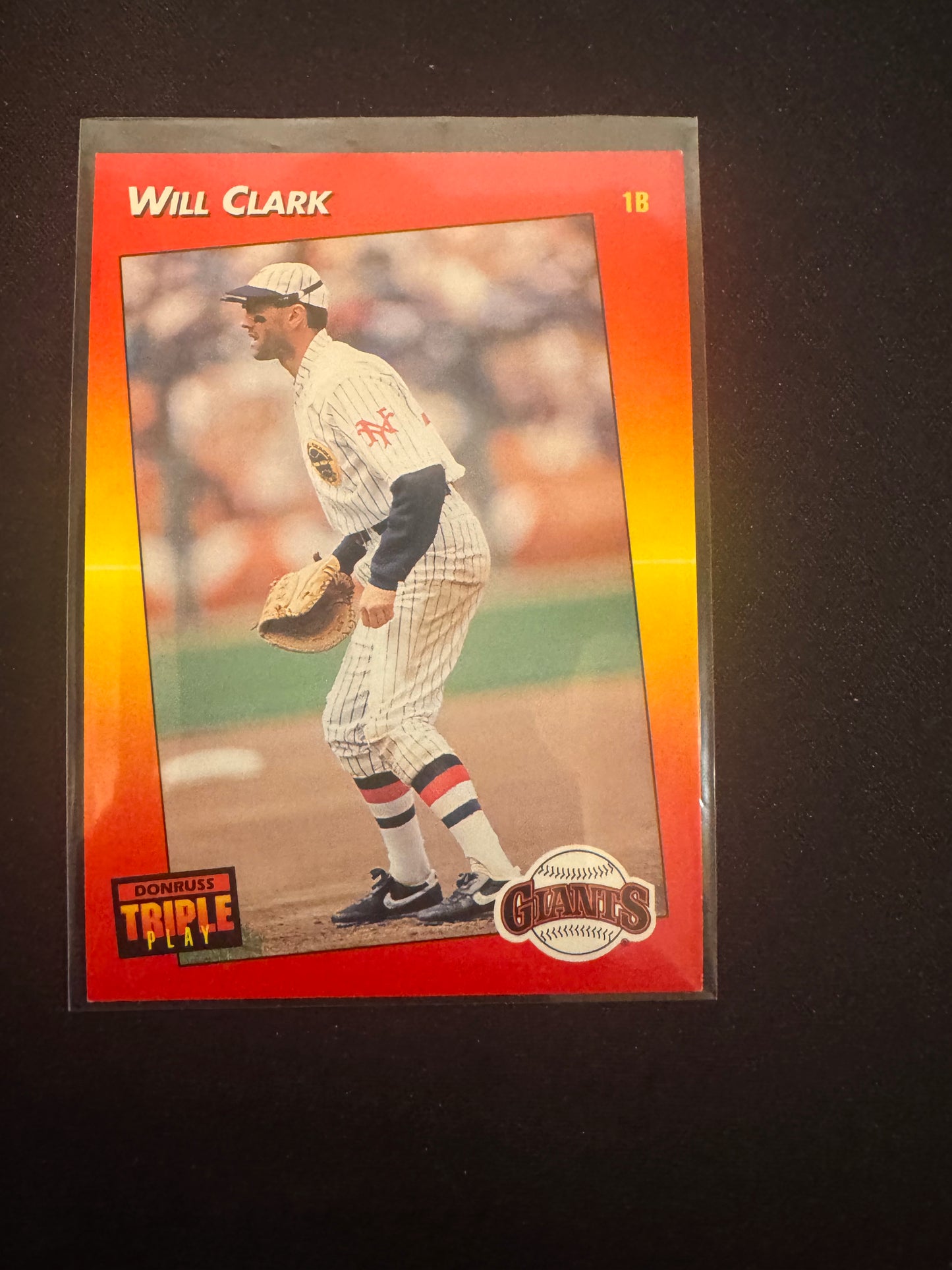 1992 Donruss Triple Play #155 Will Clark Card