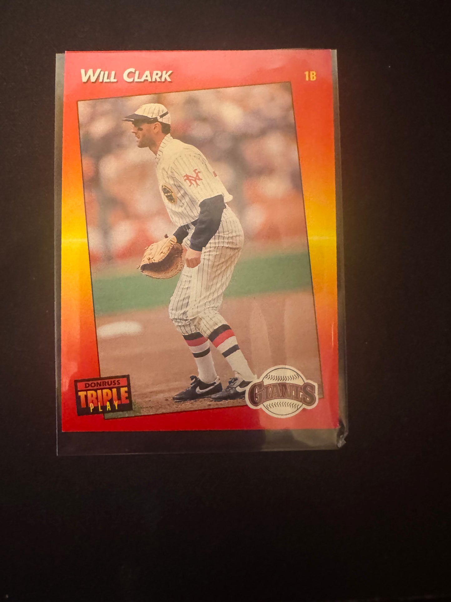 1992 Donruss Triple Play #155 Will Clark Card