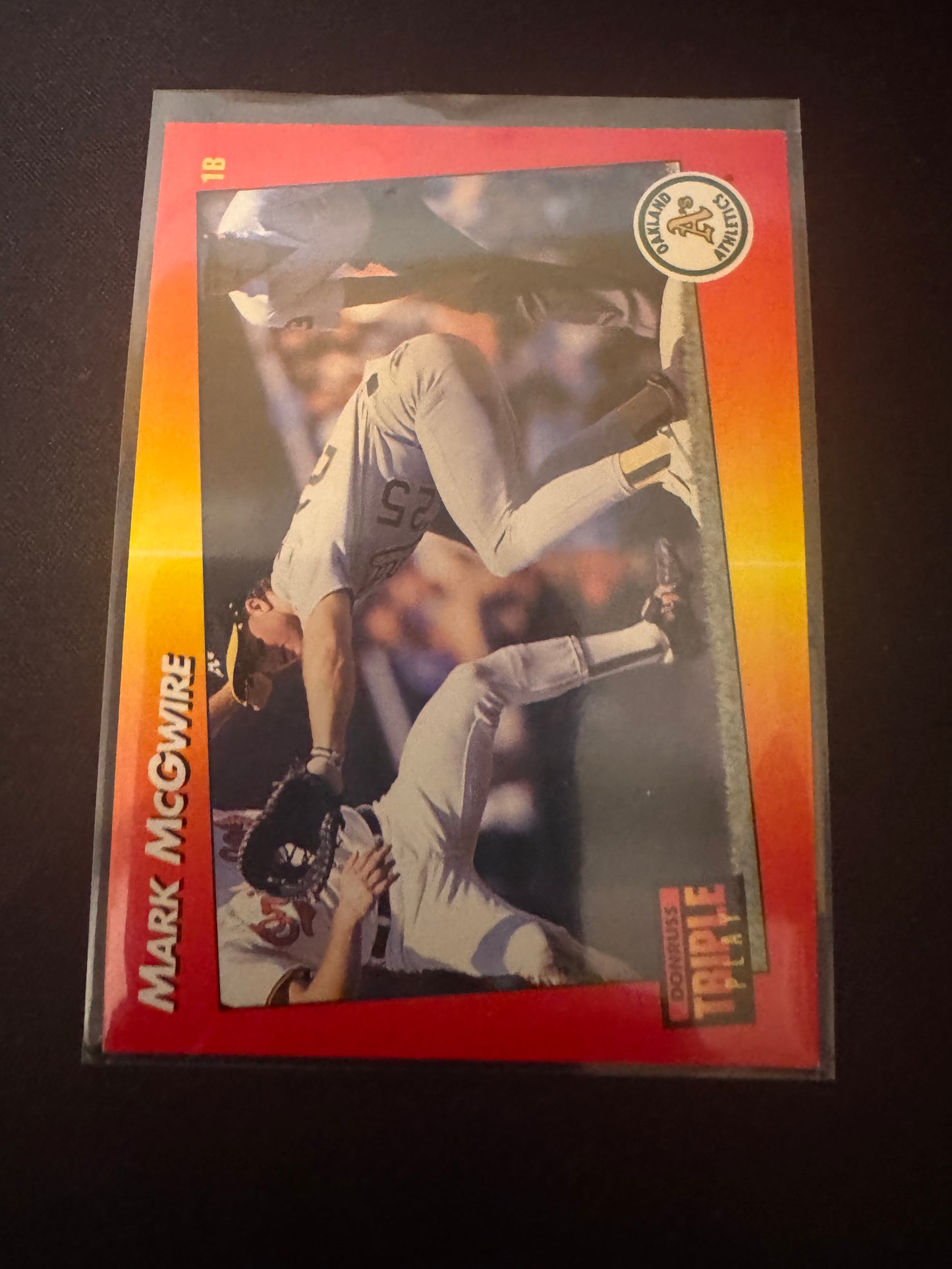 1992 Donruss Triple Play #262 Mark McGwire Card