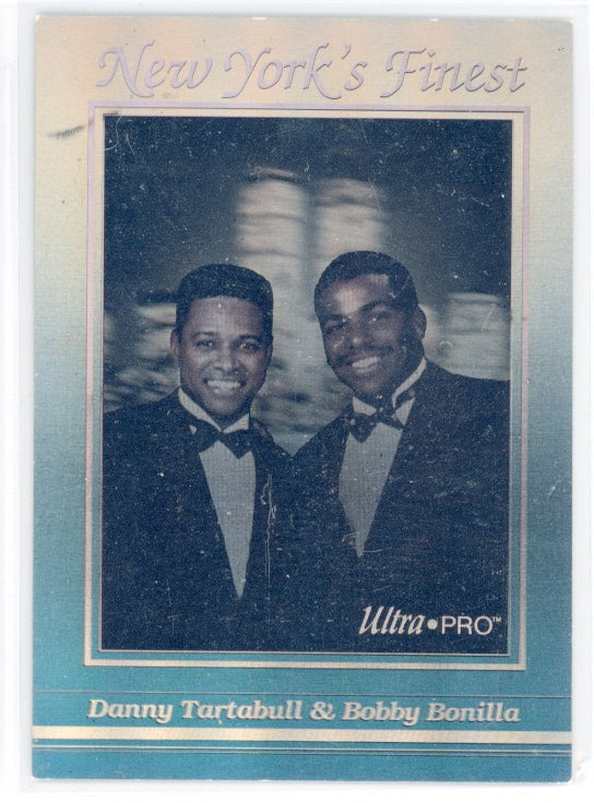 1992 Rembrandt Ultra-Pro Promos #P20 Danny Tartabull/Bobby Bonilla Hologram Card.
