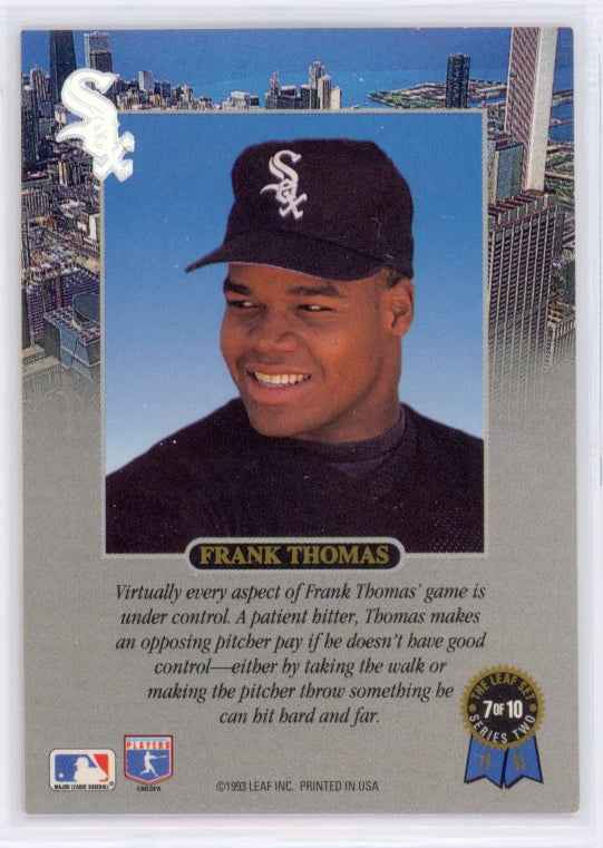 1993 The Leaf Set #7 Frank Thomas/Control Card