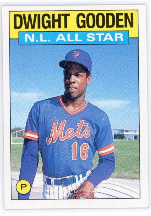 1986 Topps #709 Dwight Gooden Card