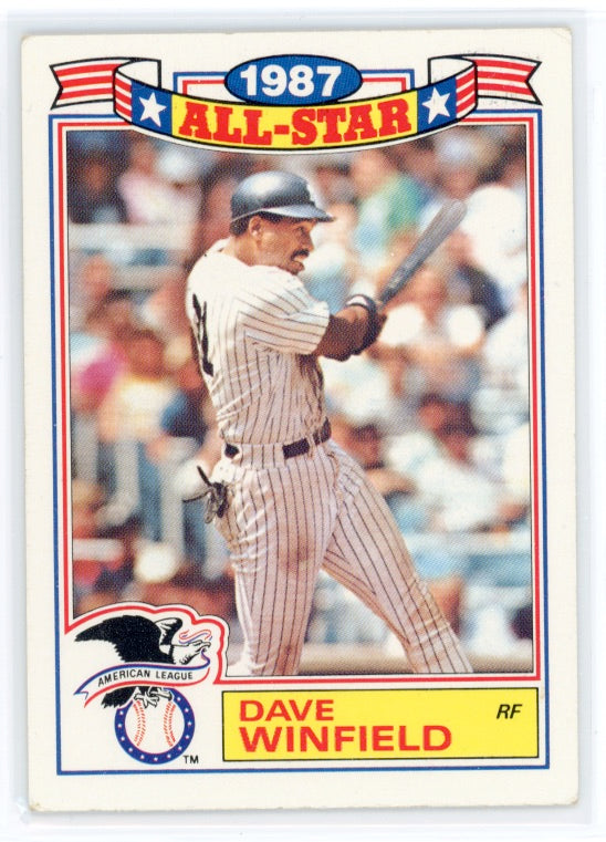 1988 Topps All-Stars #8 Dave Winfield Card
