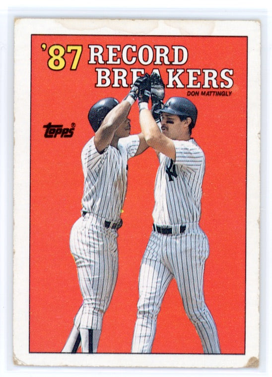 1988 Topps #2 Don Mattingly Card