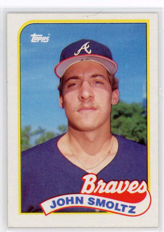 1989 Topps #382 John Smoltz RC Card