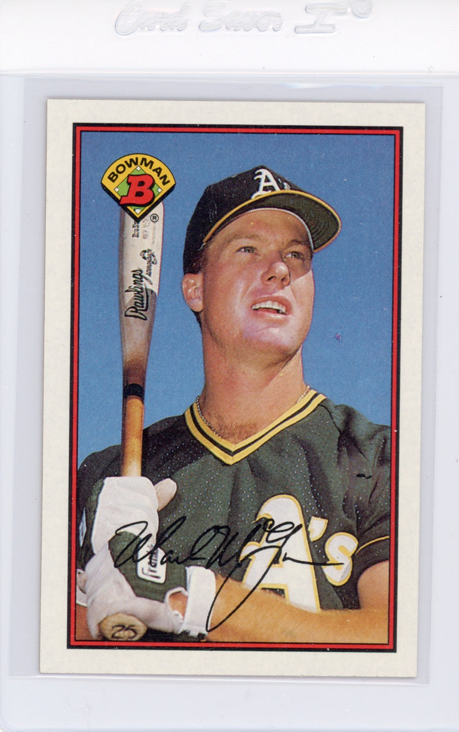 Tarjeta Bowman #426 de Barry Bonds de 1989