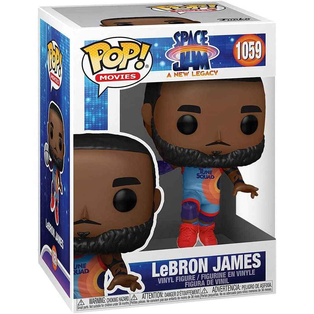 Funko Pop! Movies: Space Jam, A New Legacy - Lebron James Jumping Vinyl Figure Protected by an UltraPro Semirigid Storage Case