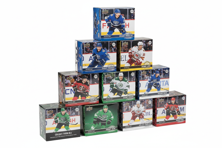Hockey Card Boxes and Packs