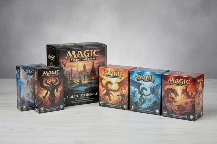 Magic the Gathering Card Boxes and Packs
