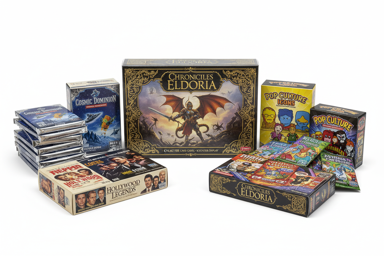 Non-Sport Trading Card Boxes, Cases, and Collectibles