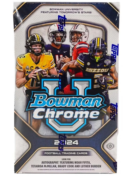 2024 Bowman University Chrome Football Hobby Box