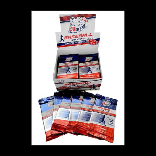 Sealed MLB Baseball Cards Wax Packs - front