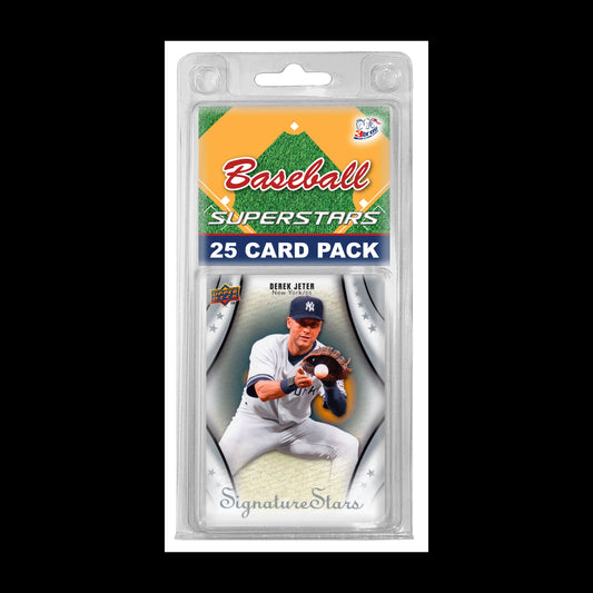 25-Card MLB Baseball Superstar Mix Cards Lots - front