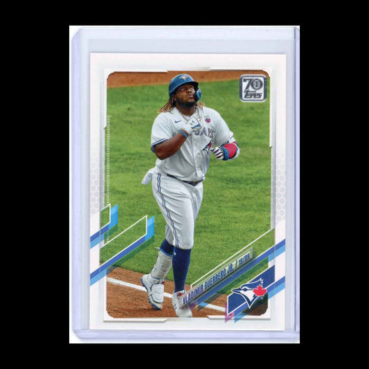 2021 Topps #224 Vladimir Guerrero Jr. Blue Jays Card - front