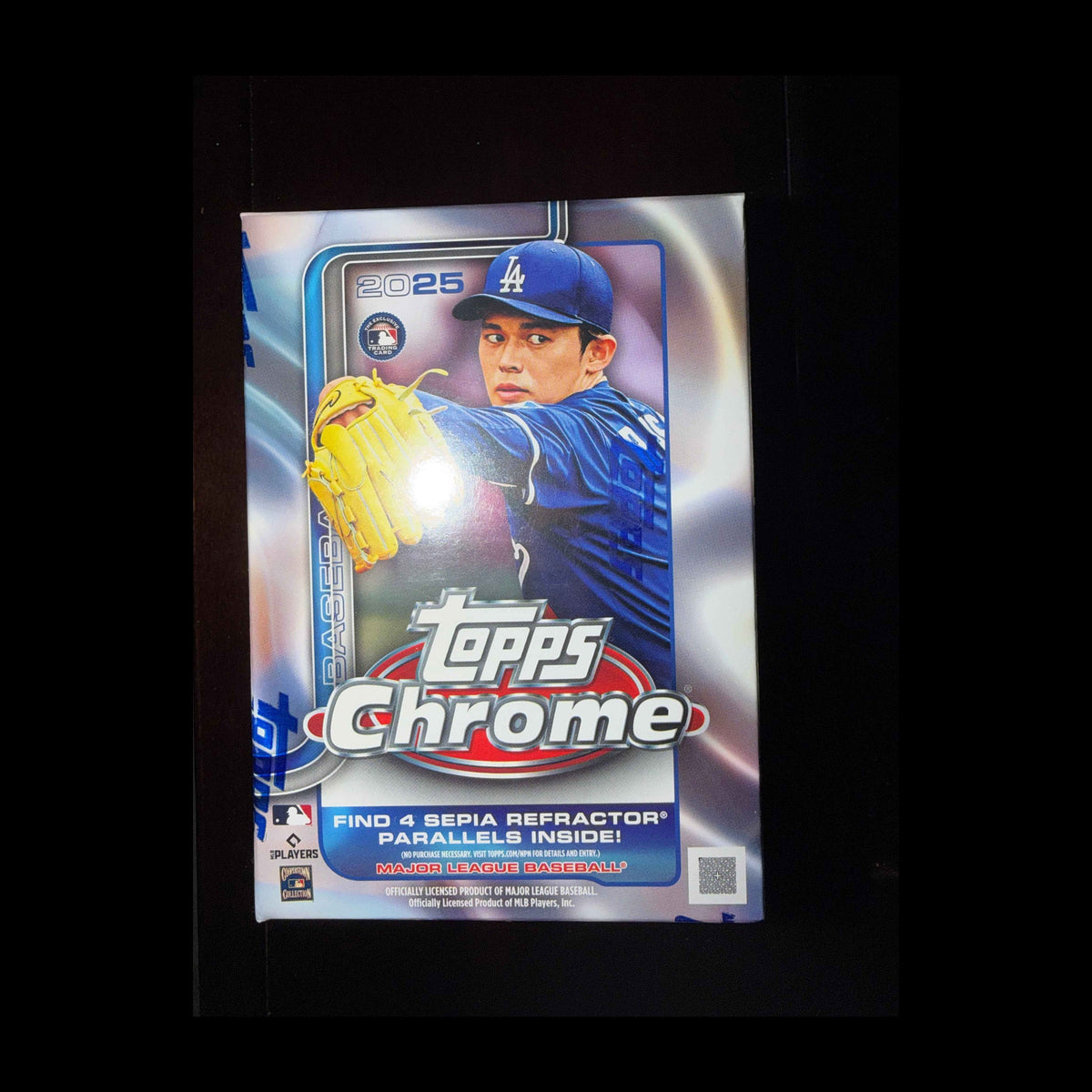 2025 Topps Chrome Baseball Factory Sealed Blaster Box - front