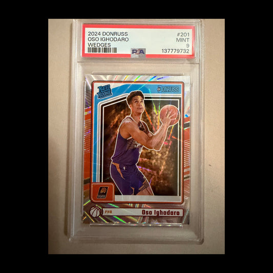 2024 Donruss #201 Oso Ighodaro PSA 9.0 Mint Phoenix Suns Card - front