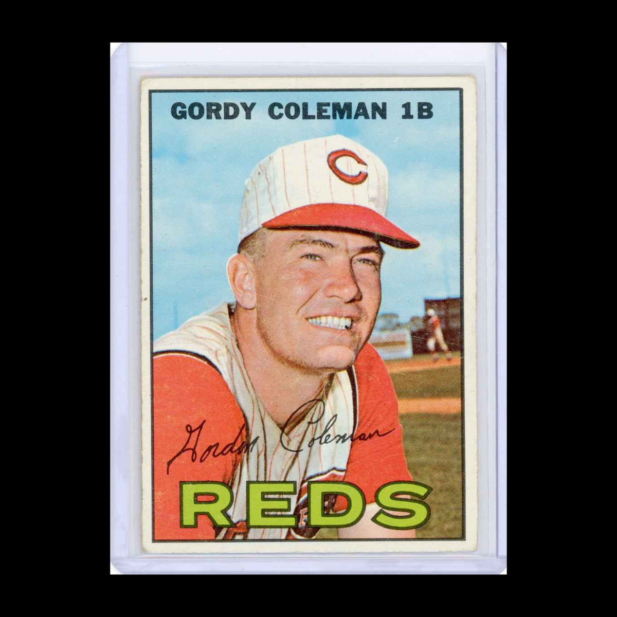 1967 Topps #61 Gordy Coleman Card - front