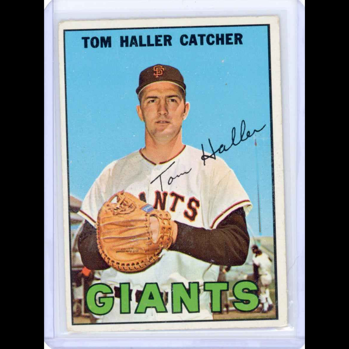 1967 Topps #65 Tom Haller Card - front