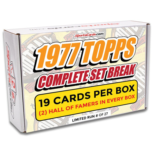 1977 TOPPS FOOTBALL COMPLETE SET BREAK - 19 CARDS PER BOX! 2 HOFERS PER BOX!