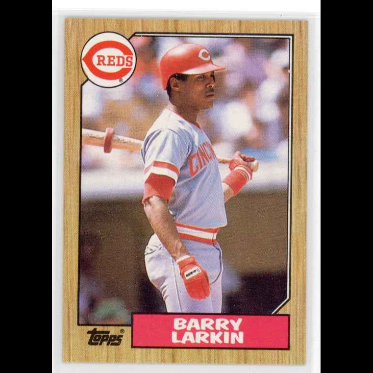 1987 Topps #648 Barry Larkin Rookie Card - front