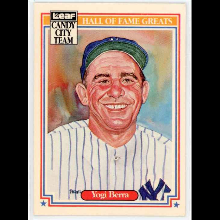1987 Leaf #H2 Yogi Berra Card - front