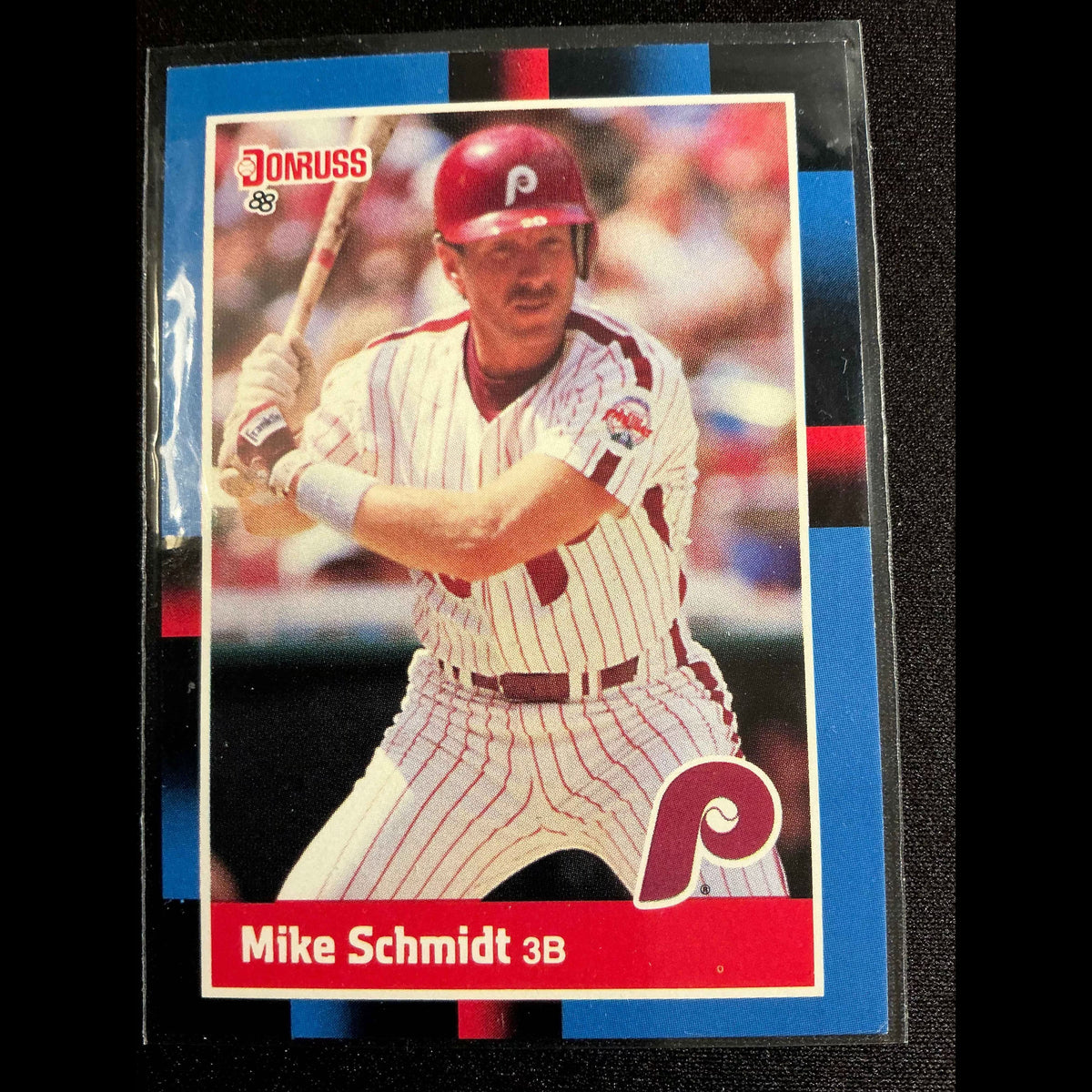 1988 Donruss #330 Mike Schmidt Card - view 3