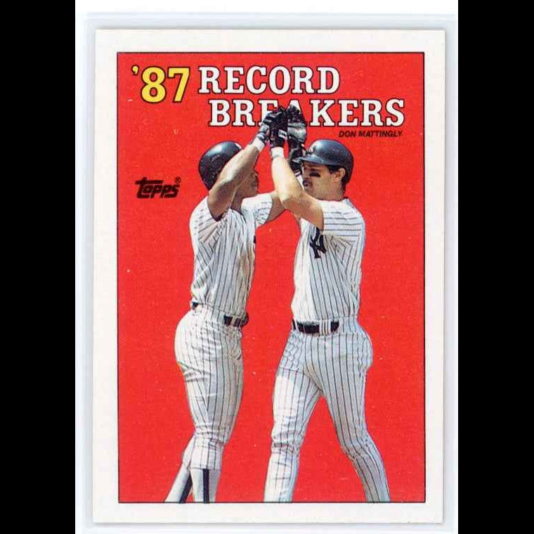 1988 Topps #2 Don Mattingly Card - front