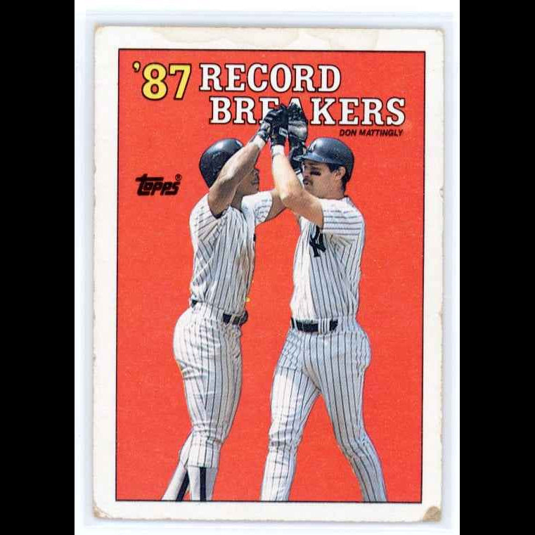 1988 Topps #2 Don Mattingly Card - view 3