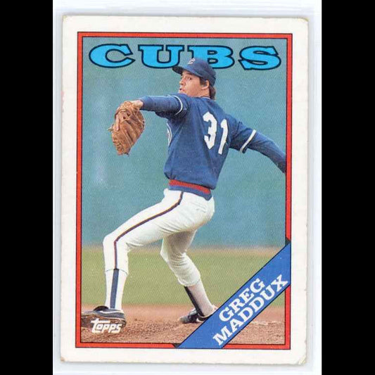 1988 Topps #361 Greg Maddux Card - front