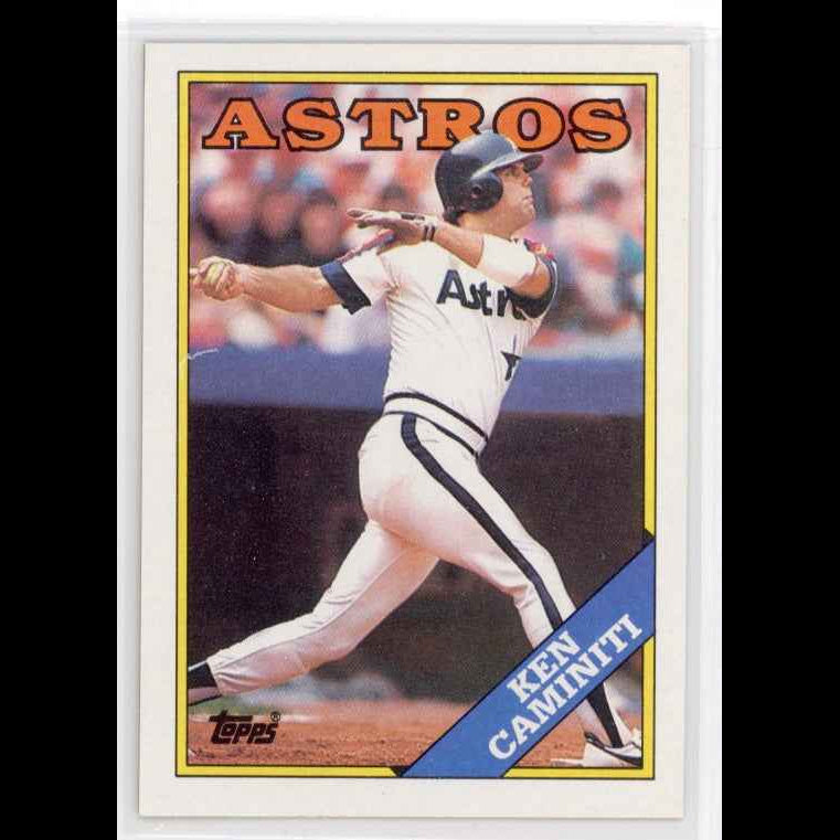 1988 Topps #64 Ken Caminiti RC Card - view 3