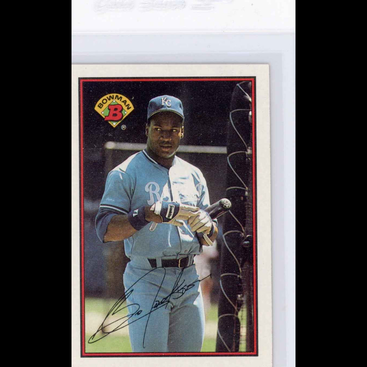 1989 Bowman #126 Bo Jackson Card - view 3