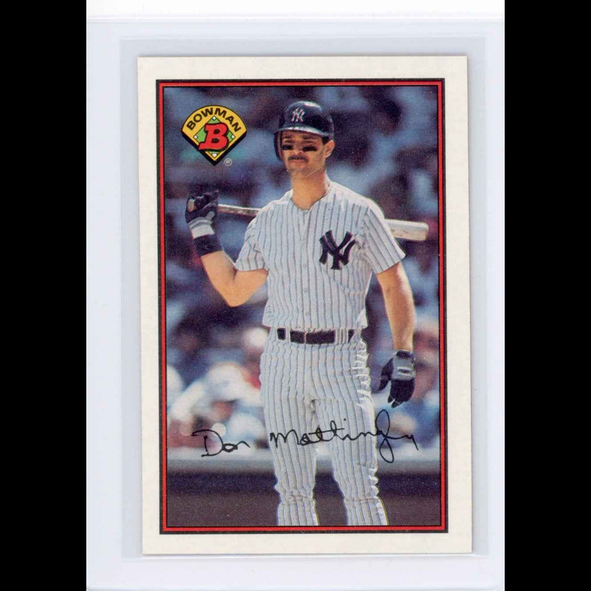 1989 Bowman #176 Don Mattingly Card - view 3