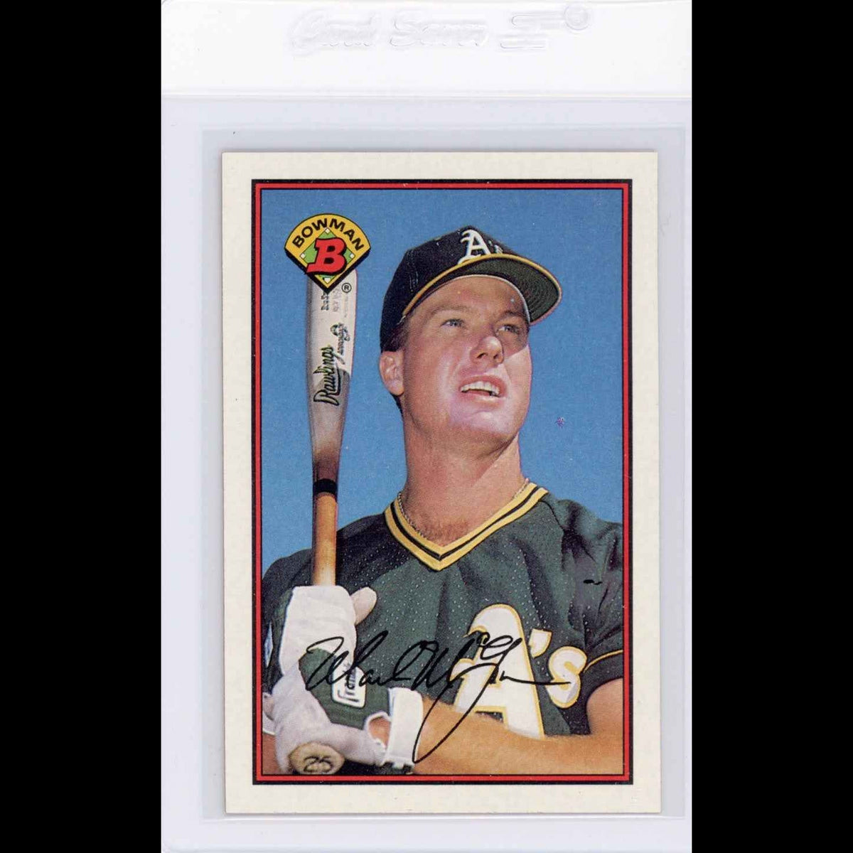 1989 Bowman #197 Mark McGwire Card - front