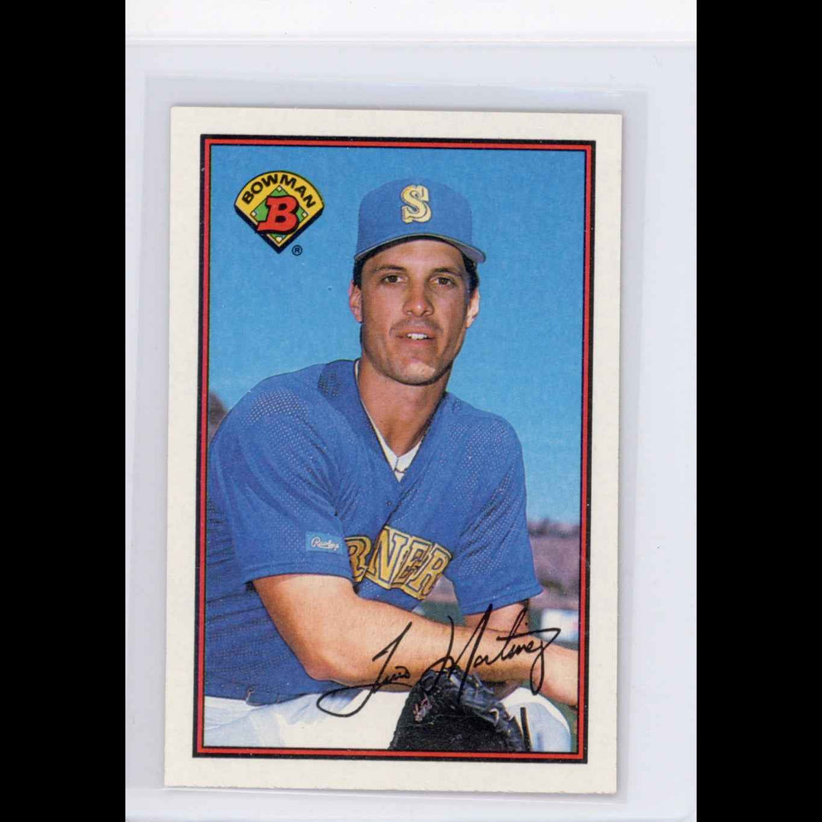 1989 Bowman #211 Tino Martinez Rookie (RC) Card - front
